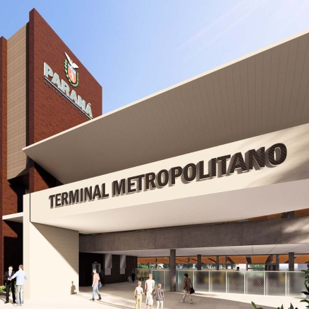 Novo Terminal Metropolitano de Londrina será movido a energia solar e promete economia milionária.